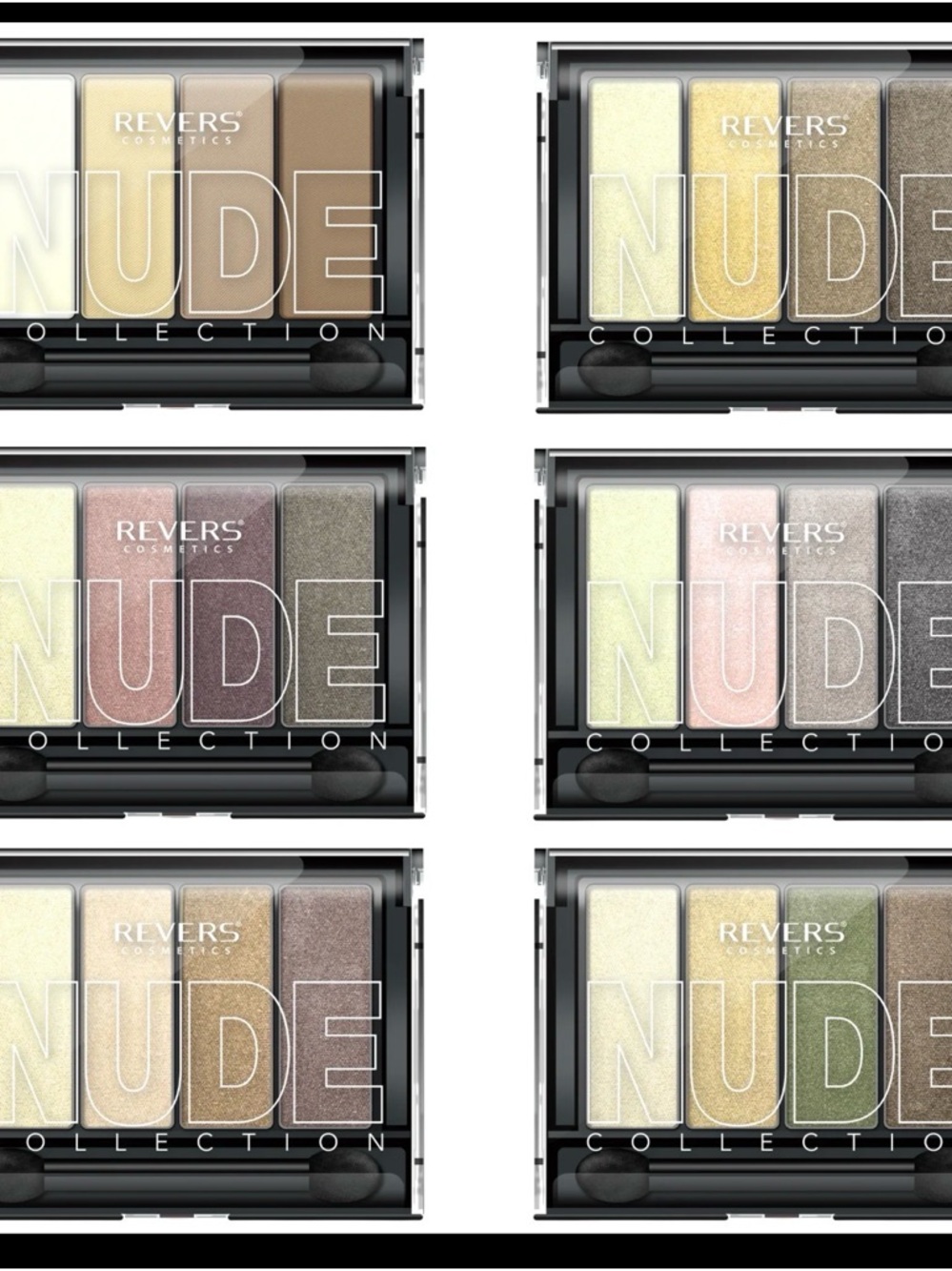 Revers Nude Collection Eyeshadow Palette — Neutral & Soft Pink Shades - Picture 2 of 4